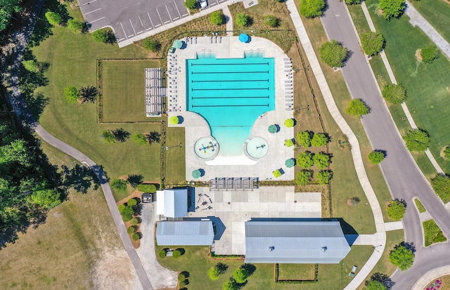 357 Parish Farms Dr, Summerville, SC 29486 - drone / aerial view of a pool