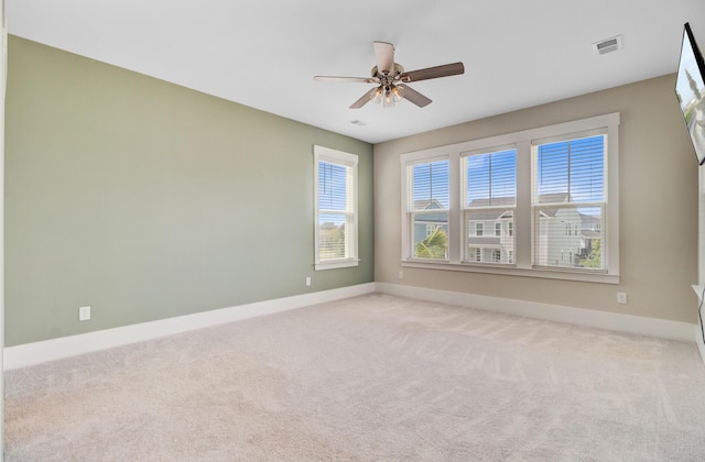 357 Parish Farms Dr, Summerville, SC 29486 - spare room with carpet and ceiling fan