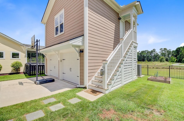 357 Parish Farms Dr, Summerville, SC 29486 - view of property exterior featuring an attached garage and stairs