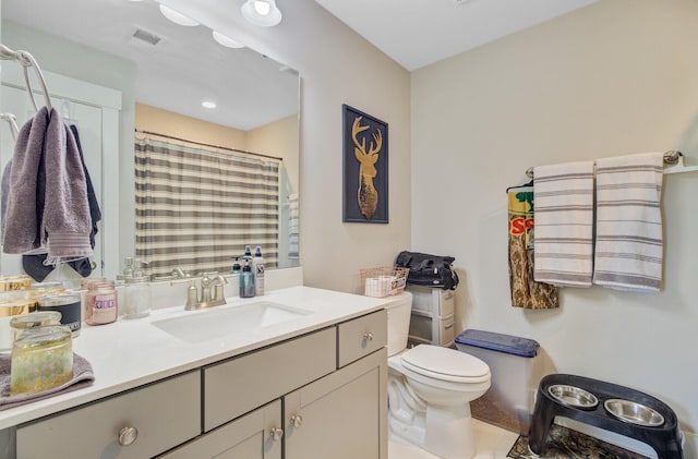 357 Parish Farms Dr, Summerville, SC 29486 - bathroom with vanity and a shower with shower curtain