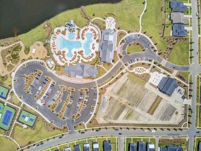 357 Parish Farms Dr, Summerville, SC 29486 - aerial view of property's location with a pool