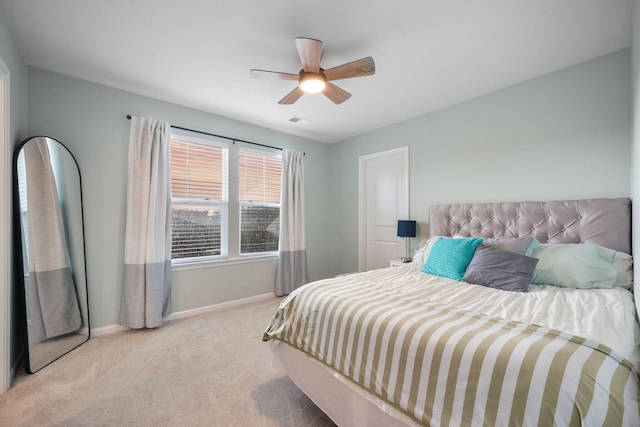 701 Squire Pope Rd, Summerville, SC 29486 - bedroom featuring light carpet and ceiling fan