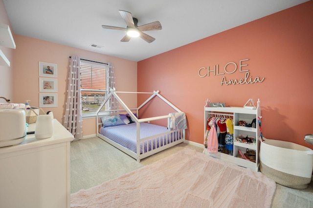 701 Squire Pope Rd, Summerville, SC 29486 - bedroom with carpet and ceiling fan