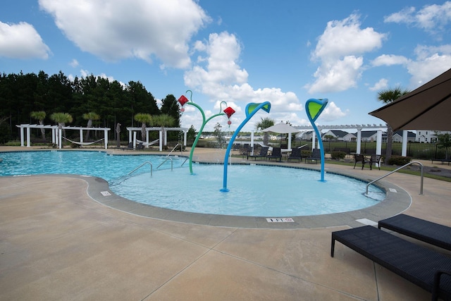 701 Squire Pope Rd, Summerville, SC 29486 - community pool with a pergola