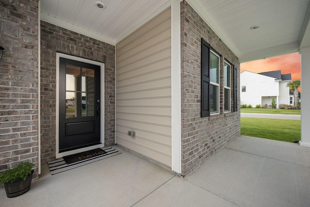 701 Squire Pope Rd, Summerville, SC 29486 - doorway to property featuring covered porch