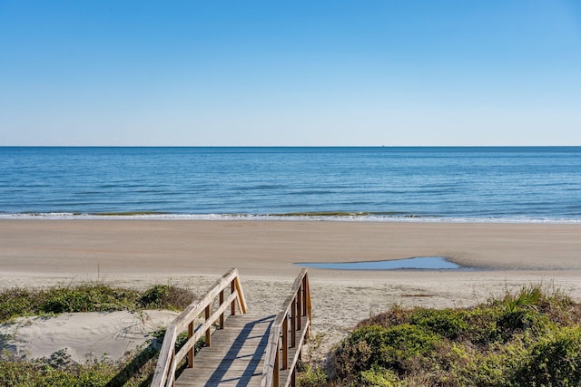 water view with a beach view