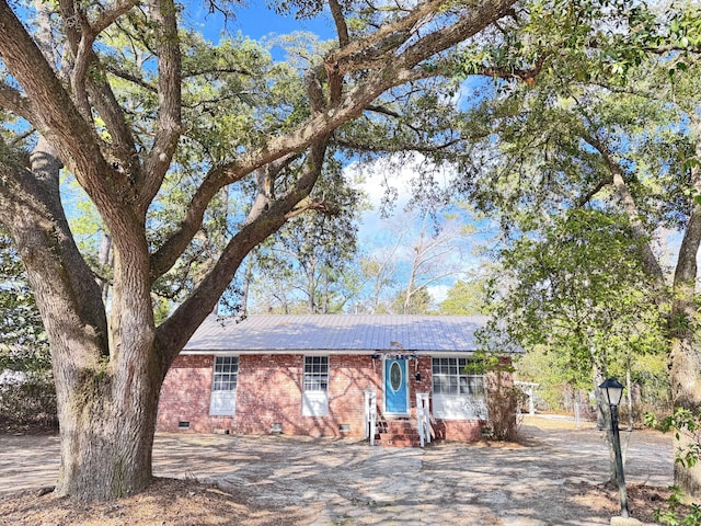 view of ranch-style home