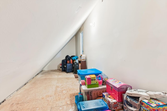 view of storage room
