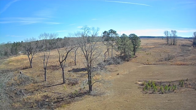 view of landscape featuring a rural view