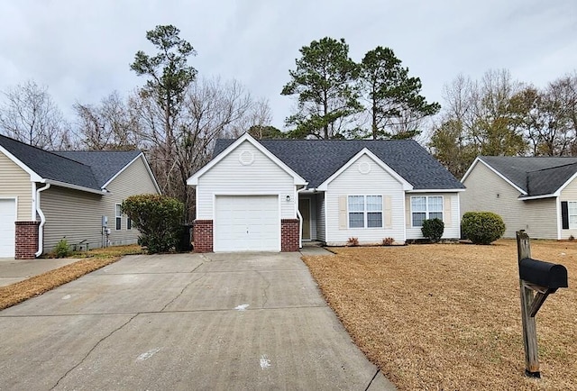 ranch-style house with a garage