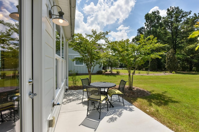 view of patio