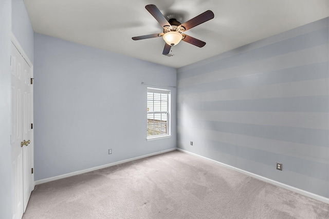1445 Ashley Gardens Blvd, Charleston, SC 29414 - empty room featuring carpet floors, baseboards, and a ceiling fan
