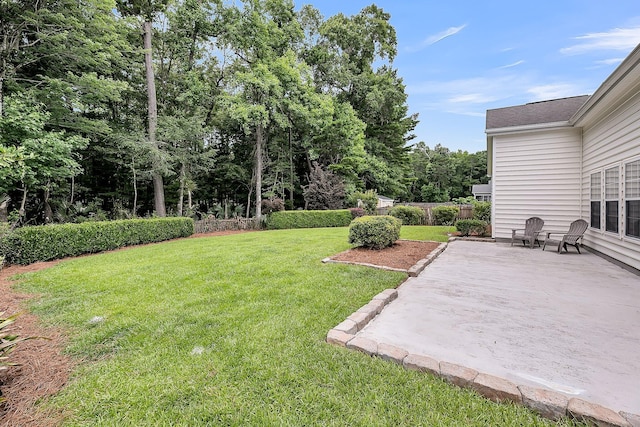 1445 Ashley Gardens Blvd, Charleston, SC 29414 - view of green lawn with a patio area