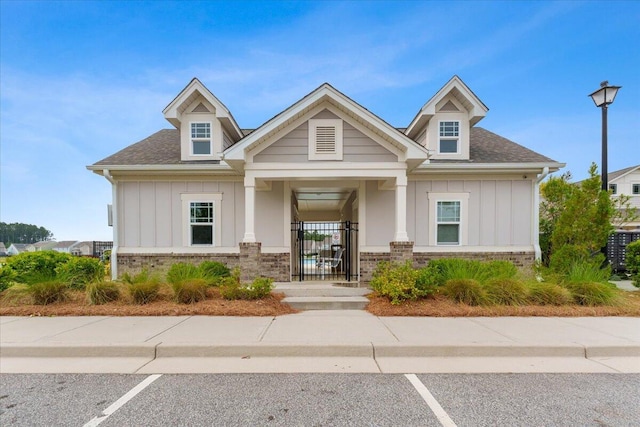 525 Purple Finch Rd, Summerville, SC 29486 - craftsman-style house featuring uncovered parking, board and batten siding, and roof with shingles