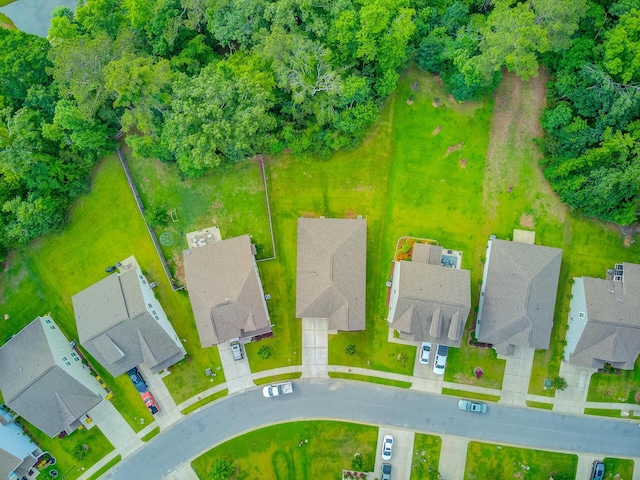 aerial view of residential area