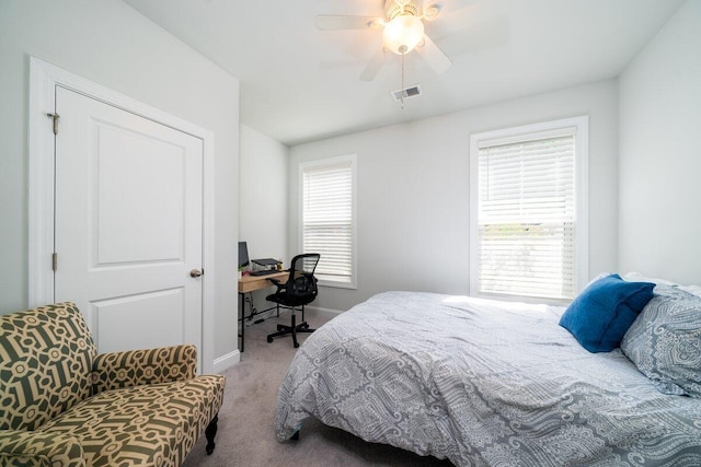 1630 Mermentau St, Mount Pleasant, SC 29466 - bedroom with carpet flooring and a ceiling fan
