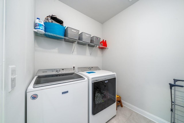 1630 Mermentau St, Mount Pleasant, SC 29466 - washroom featuring washing machine and dryer and light tile patterned floors