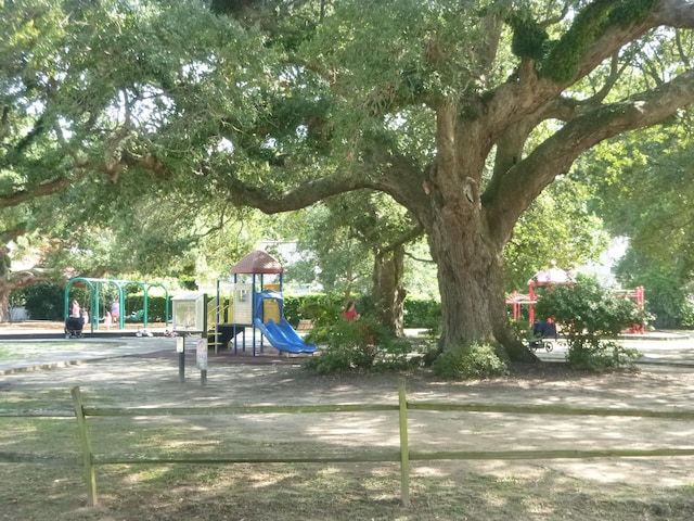 view of jungle gym