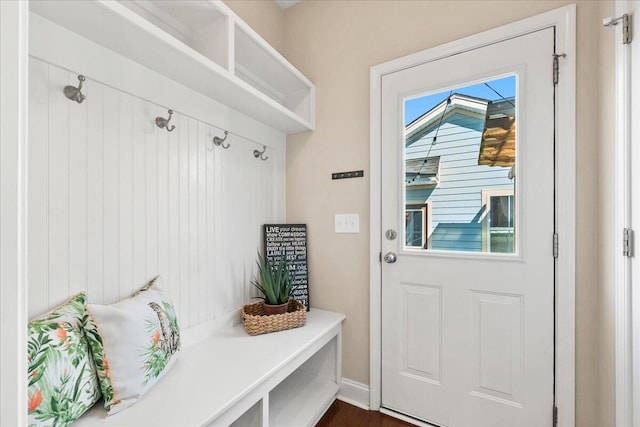 view of mudroom