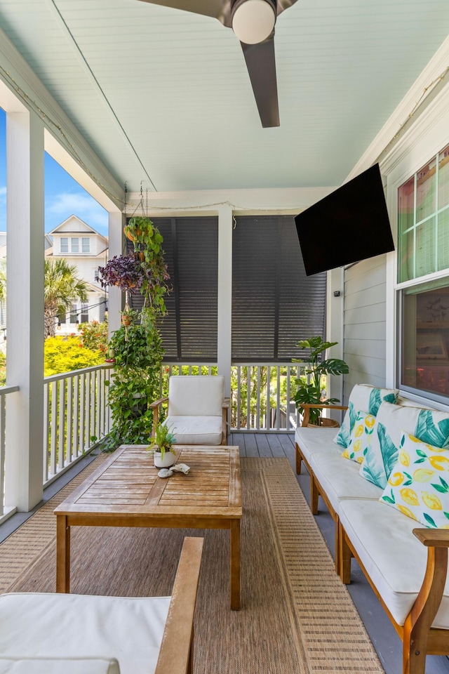 1530 Willtown St, Daniel Island, SC 29492 - wooden porch featuring an outdoor living space