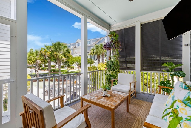 1530 Willtown St, Daniel Island, SC 29492 - sunroom / solarium featuring healthy amount of natural light