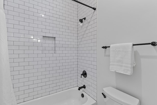 1530 Willtown St, Daniel Island, SC 29492 - full bathroom with shower / bath combination with curtain and toilet