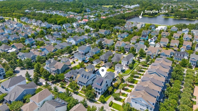 1530 Willtown St, Daniel Island, SC 29492 - aerial view of property and surrounding area with nearby suburban area