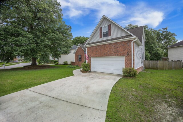116 Holbrook Ln, Goose Creek, SC 29445 - view of front of home featuring brick siding, an attached garage, and concrete driveway