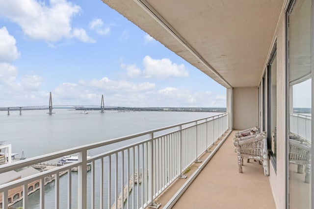 330 Concord St Unit 18F, Charleston, SC 29401 - balcony with a water view