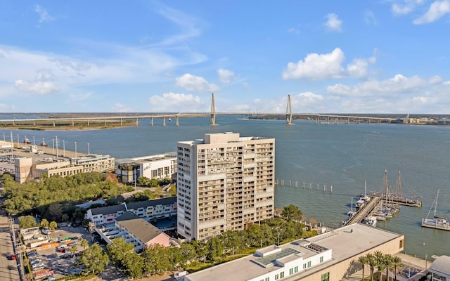 330 Concord St Unit 18F, Charleston, SC 29401 - aerial view with a water view