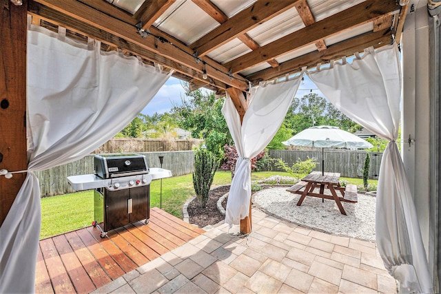 3319 Dunwick Dr, Johns Island, SC 29455 - view of patio / terrace featuring area for grilling and outdoor dining space