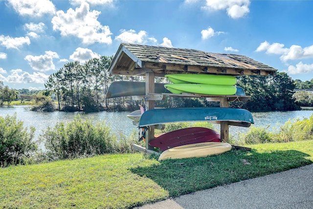 2739 Calico Bass Ln, Johns Island, SC 29455 - water view featuring boat lift