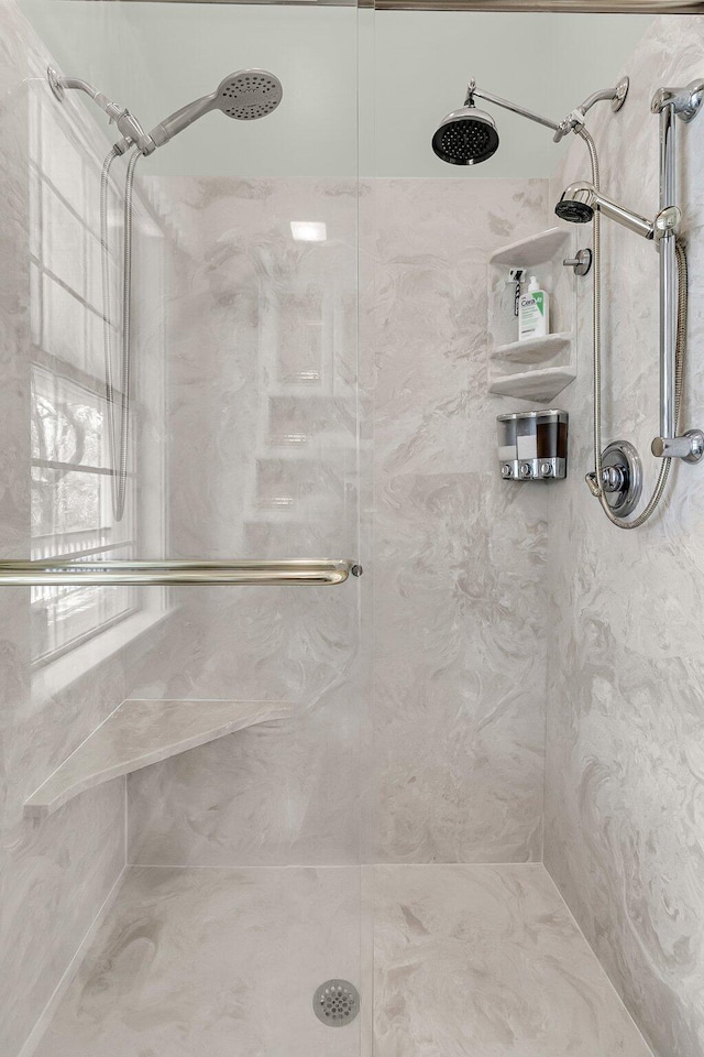 4702 Blockhouse Ln, Hollywood, SC 29449 - full bath with a marble finish shower