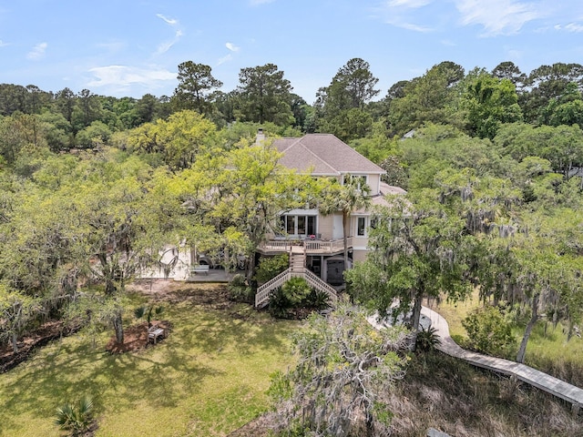 4702 Blockhouse Ln, Hollywood, SC 29449 - view of subject property featuring a forest