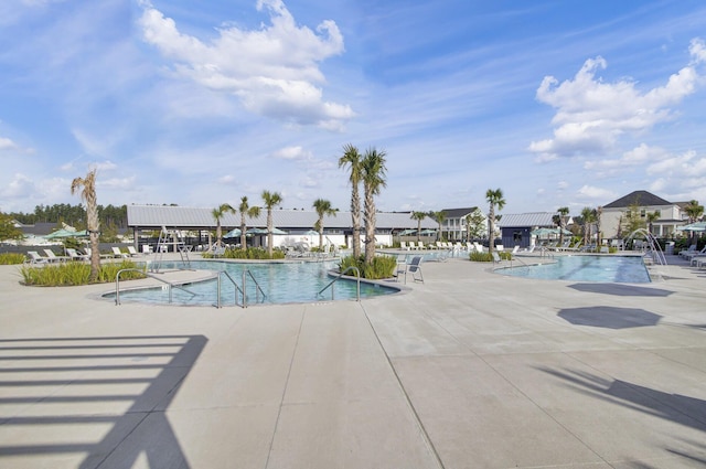 pool featuring a patio