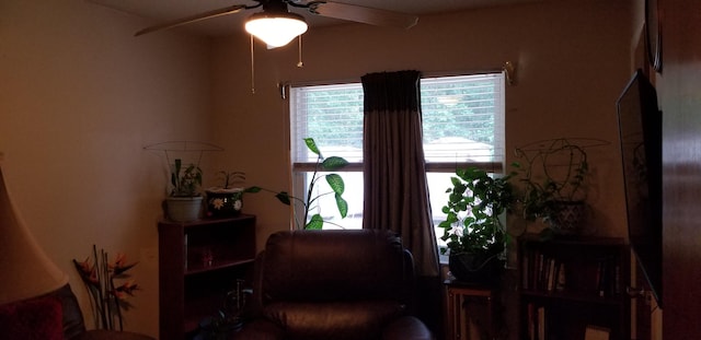 107 Kelly St, Walterboro, SC 29488 - sitting room with ceiling fan