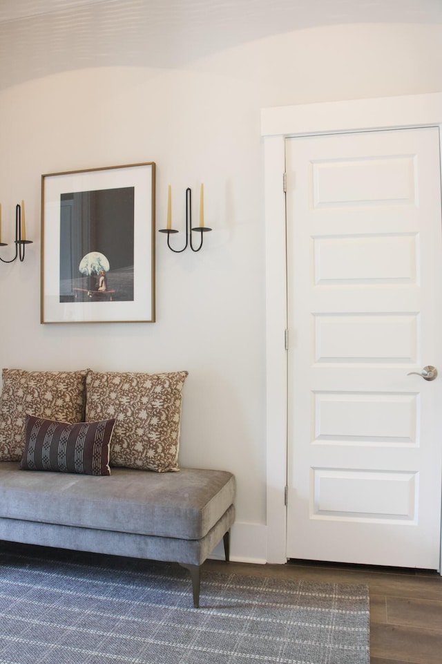 1723 Bolden Dr, Mount Pleasant, SC 29466 - sitting room with dark wood-style flooring