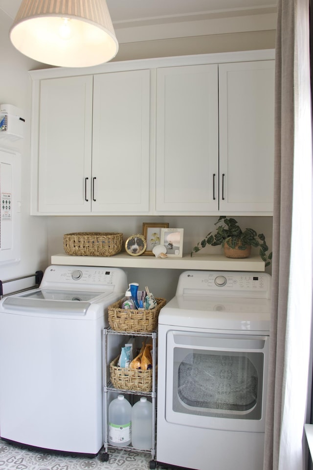 1723 Bolden Dr, Mount Pleasant, SC 29466 - laundry area featuring separate washer and dryer and cabinet space