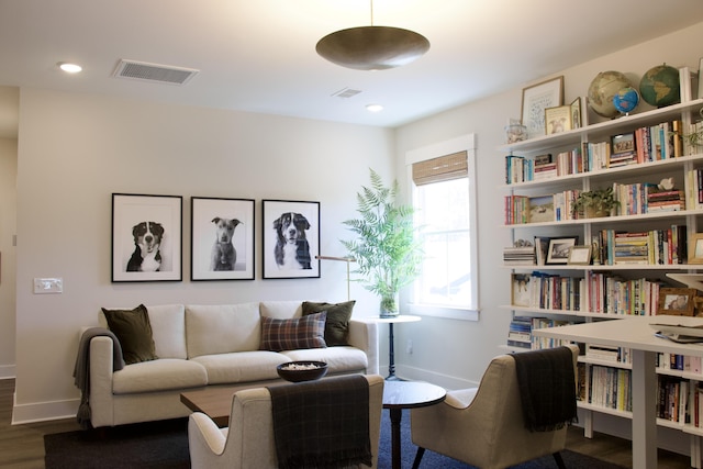1723 Bolden Dr, Mount Pleasant, SC 29466 - living area featuring baseboards and wood finished floors