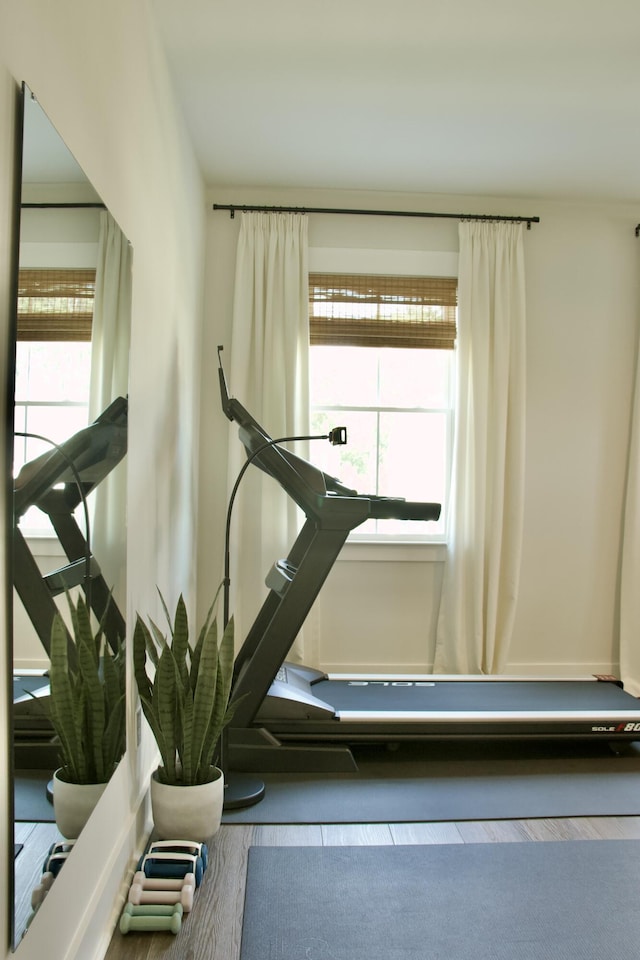 1723 Bolden Dr, Mount Pleasant, SC 29466 - exercise area featuring healthy amount of natural light and baseboards