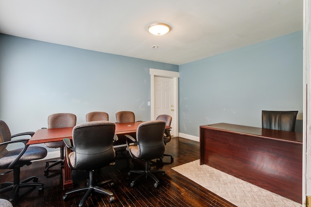 118 Carter, Walterboro, SC 29488 - office space with dark wood finished floors and baseboards