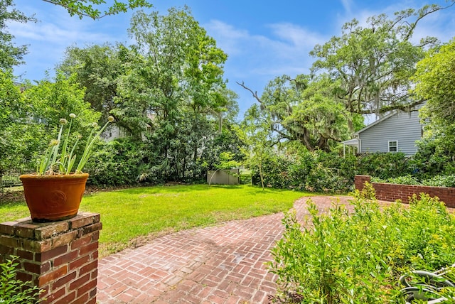 174 Revetment Ln, Mount Pleasant, SC 29464 - view of grassy yard featuring a patio