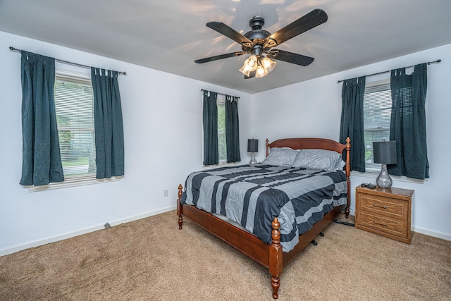 2567 Mona Ave, Charleston, SC 29414 - bedroom featuring carpet floors, baseboards, and ceiling fan