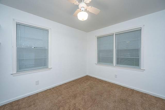 2567 Mona Ave, Charleston, SC 29414 - carpeted empty room featuring baseboards and ceiling fan