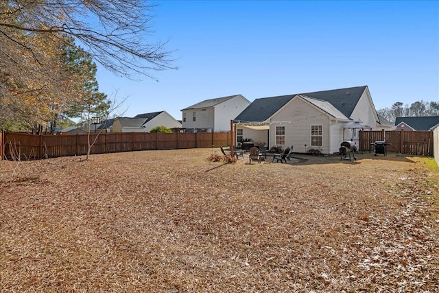 rear view of house with a patio area