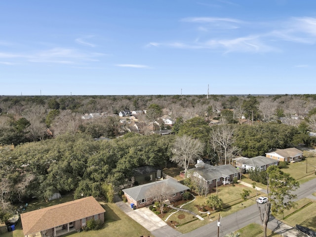 bird's eye view featuring a residential view