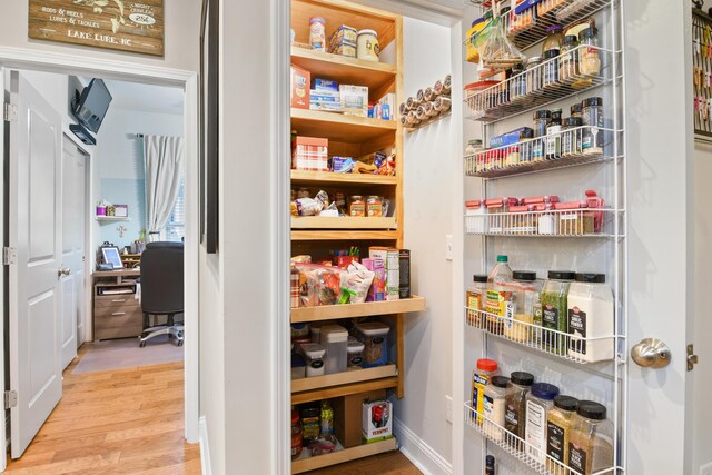 view of pantry