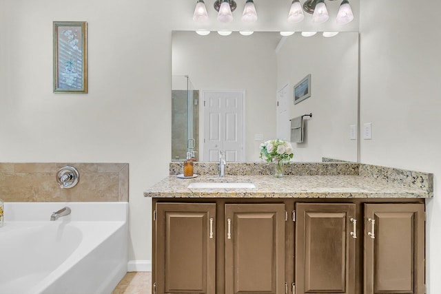 3257 Heathland Way, Mount Pleasant, SC 29466 - bathroom with vanity and a garden tub