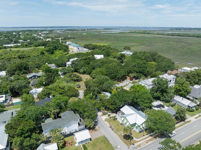 2218 Myrtle Ave, Sullivans Island, SC 29482 - aerial overview of property's location with nearby suburban area