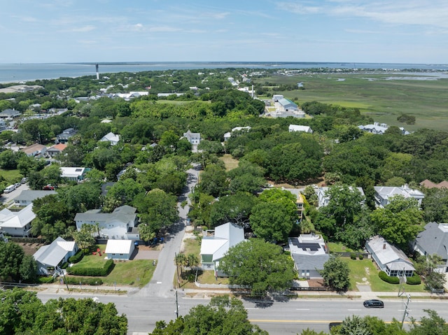 2218 Myrtle Ave, Sullivans Island, SC 29482 - aerial view of residential area with a large body of water